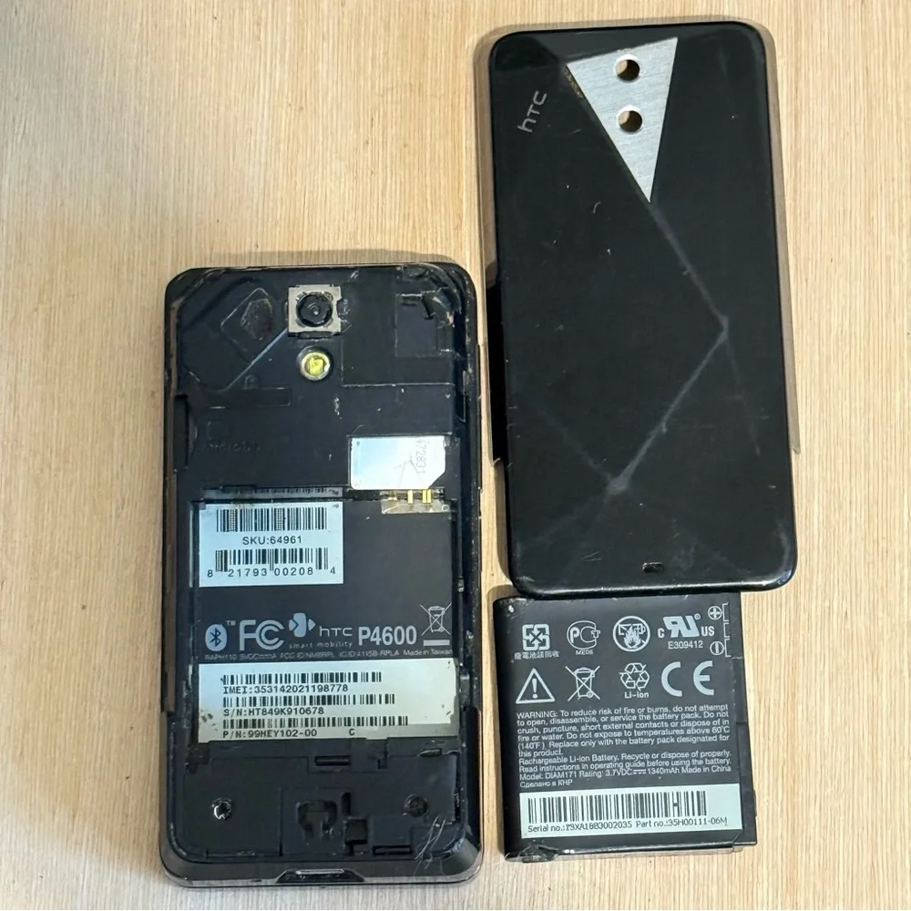 HTC Touch Pro Model:P4600 Black“AT&T”Rare Smartphone w/Charge-Pen Read Buy AsIs